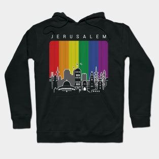 Jerusalem LGBT Flag Hoodie